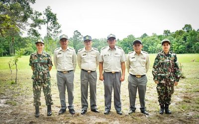 วันที่ 11 สิงหาคม 2563  หัวหน้าหน่วยจัดการต้นน้ำ ส่วนจัดการต้นน้ำ สบอ.9 เข้าร่วมโครงการจัดงานปลูกป่าอาเซียนแนวชายแดนประเทศไทย - ราชอาณาจักรกัมพูชา ในเขตพื้นที่อุทยานชาติเขาพระวิหาร ณ บริเวณพื้นที่ชำแต ต.ภูผาหมอก อ.กันทรลักษ์ จ.ศรีสะเกษ